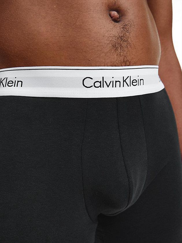 Black Calvin Klein 2 Pack Boxer - Modern Cotton Men Briefs | SGUF-84103