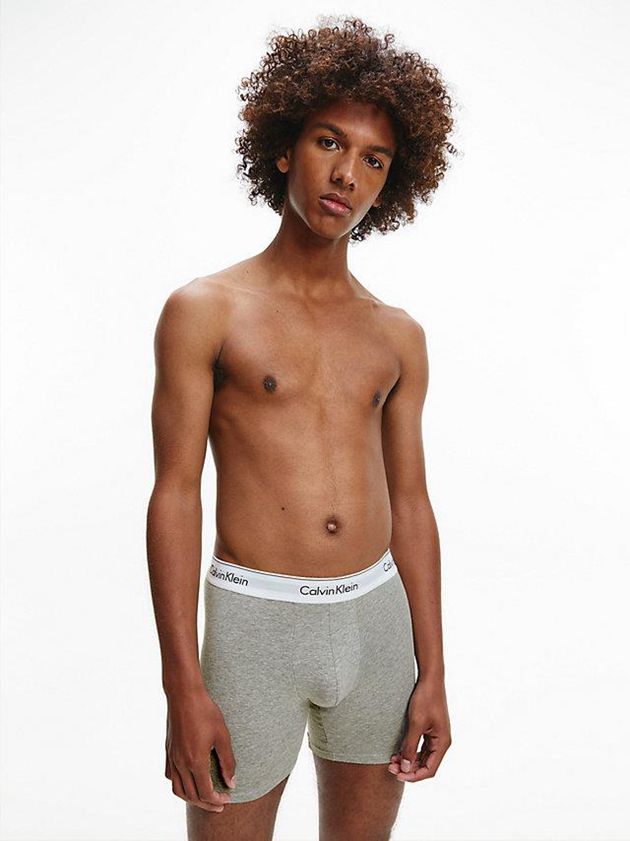 Black Calvin Klein 2 Pack Boxer - Modern Cotton Men Briefs | VCYJ-97348