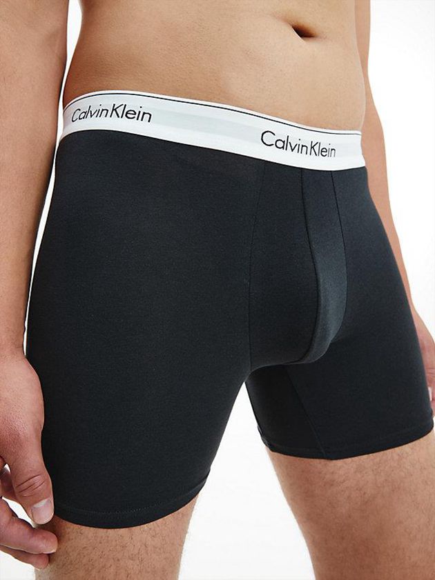 Black Calvin Klein 2 Pack Boxer - Modern Cotton Men Briefs | VCYJ-97348