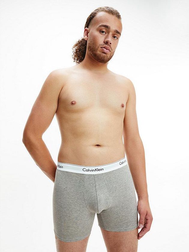 Black Calvin Klein 2 Pack Boxer - Modern Cotton Men Briefs | VCYJ-97348