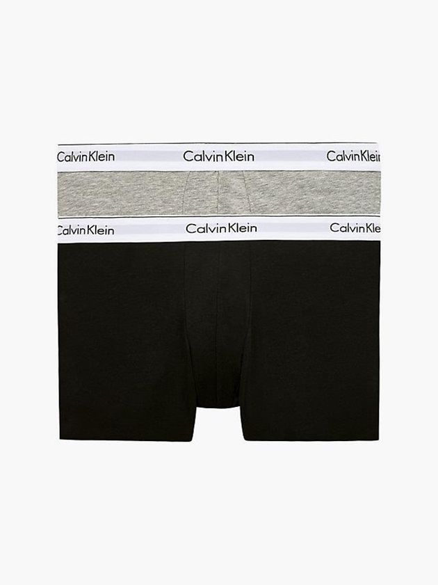 Black Calvin Klein 2 Pack Boxer - Modern Cotton Men Briefs | VCYJ-97348