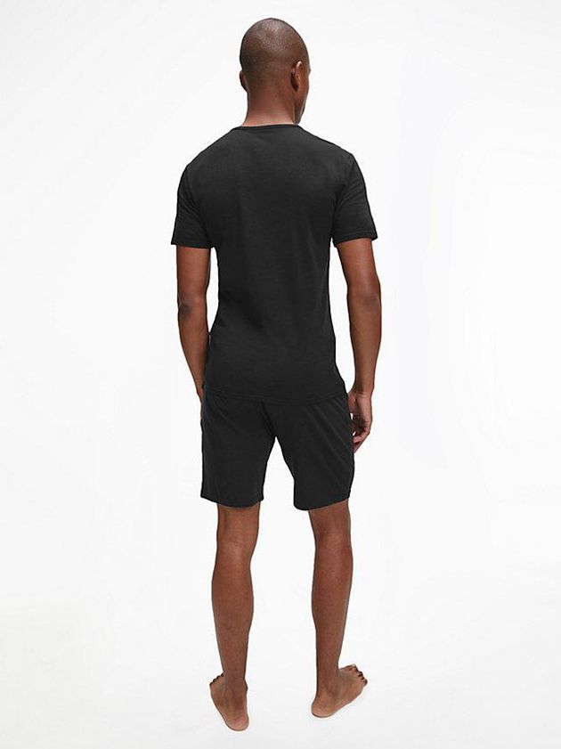 Black Calvin Klein 2 Pack Lounge - CK One Men T-Shirt | YAOH-74238