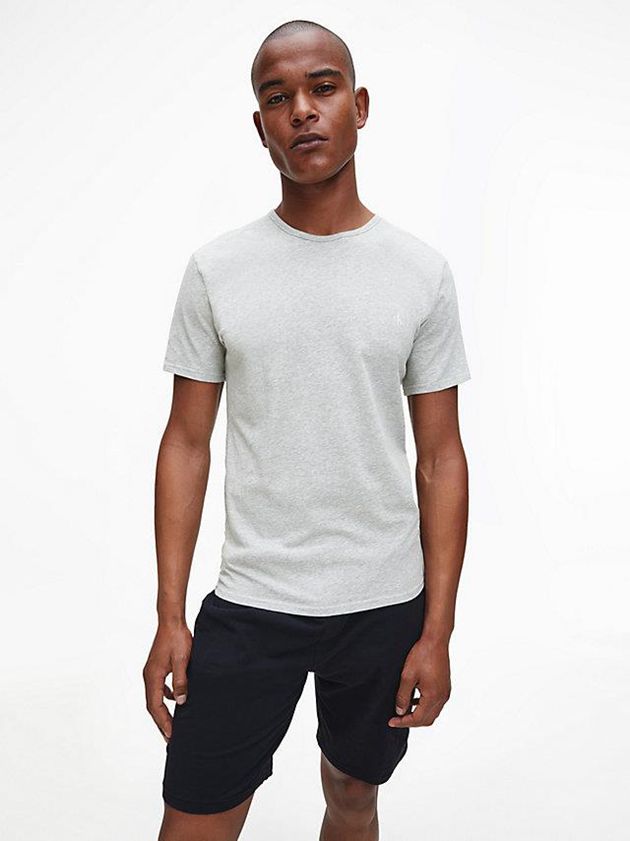Black Calvin Klein 2 Pack Lounge - CK One Men T-Shirt | YAOH-74238