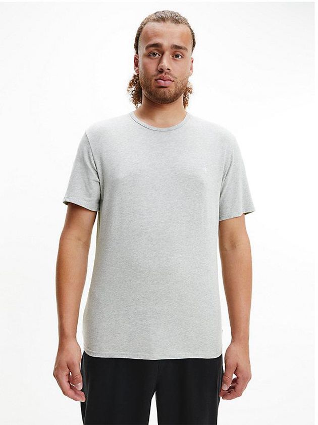 Black Calvin Klein 2 Pack Lounge - CK One Men T-Shirt | YAOH-74238
