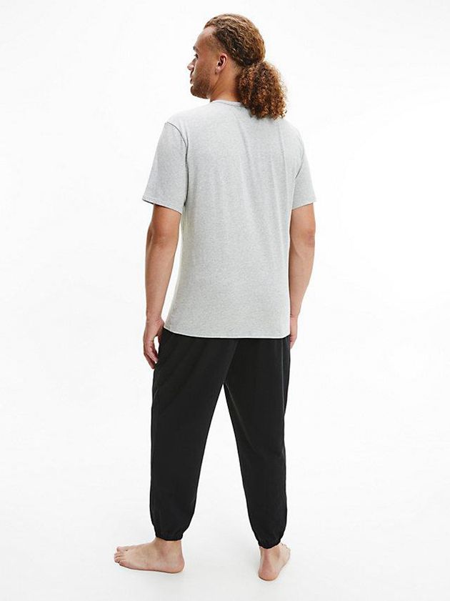 Black Calvin Klein 2 Pack Lounge - CK One Men T-Shirt | YAOH-74238