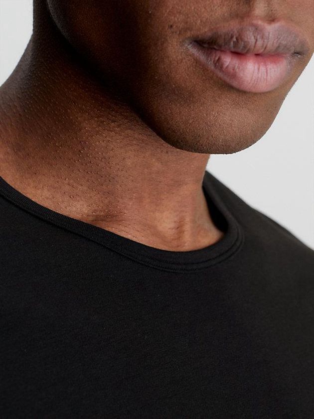 Black Calvin Klein 2 Pack Lounge - Modern Cotton Men T-Shirt | NHPC-42183