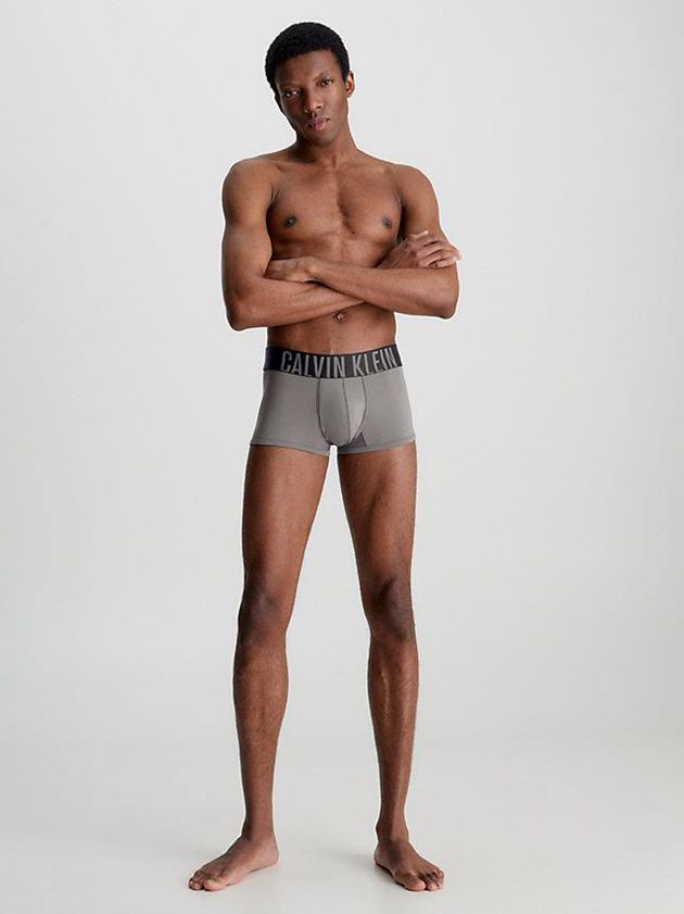 Black Calvin Klein 2 Pack Low Rise - Intense Power Men Briefs | EIPB-78543
