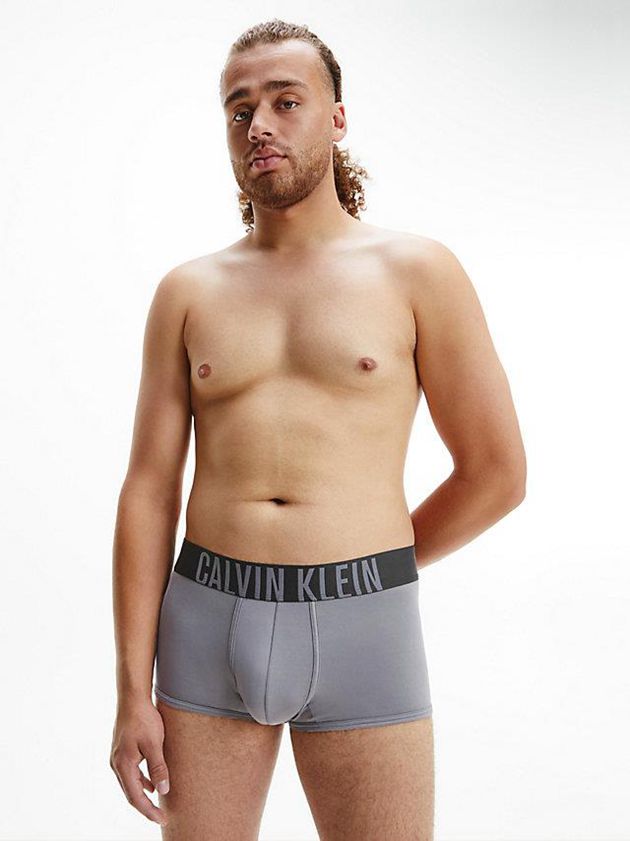 Black Calvin Klein 2 Pack Low Rise - Intense Power Men Briefs | EIPB-78543