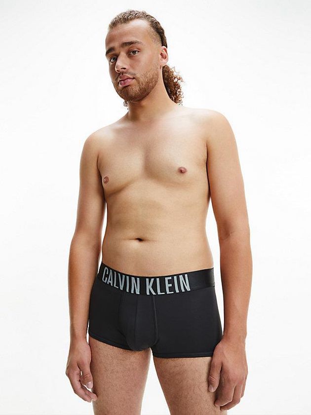 Black Calvin Klein 2 Pack Low Rise - Intense Power Men Briefs | EIPB-78543