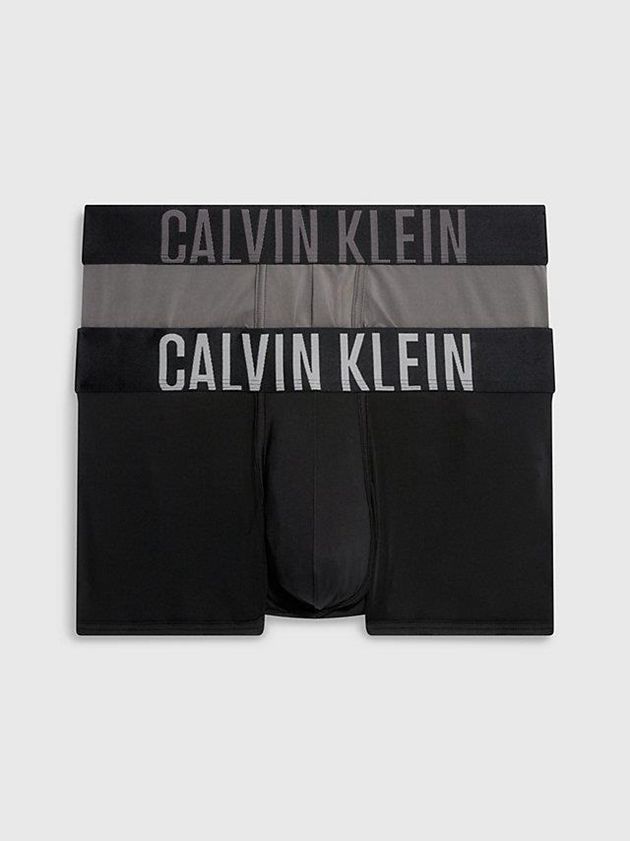 Black Calvin Klein 2 Pack Low Rise - Intense Power Men Briefs | EIPB-78543