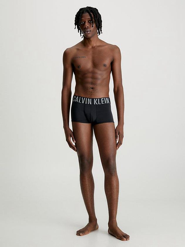 Black Calvin Klein 2 Pack Low Rise - Intense Power Men Briefs | NWOH-73812