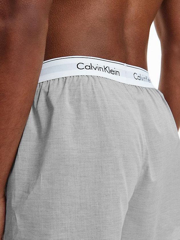 Black Calvin Klein 2 Pack Slim Fit Boxers - Modern Cotton Men Briefs | BWCI-90423