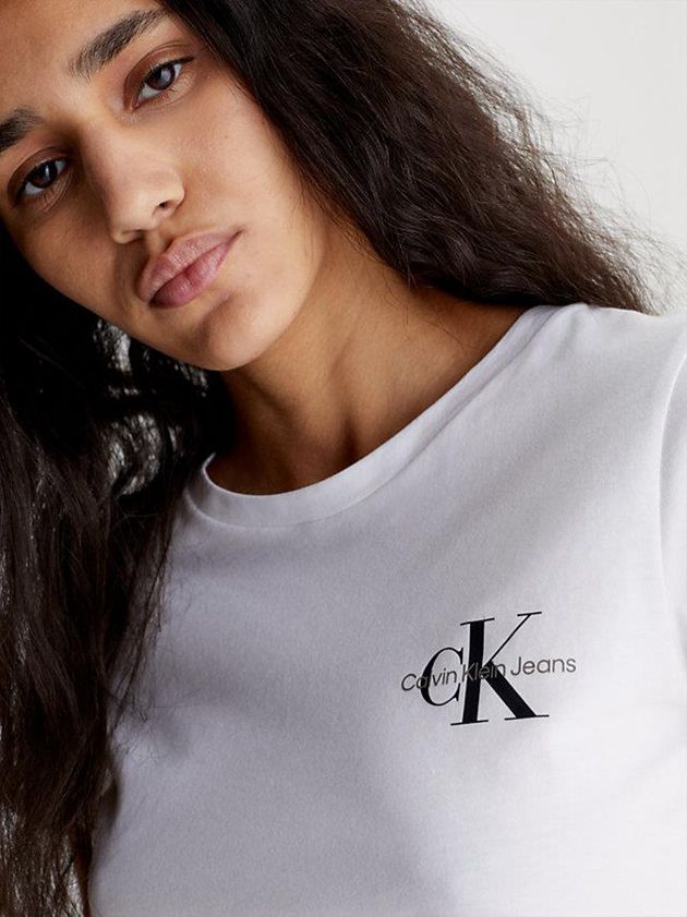 Black Calvin Klein 2 Pack Slim Women T-Shirt | CWQV-09873