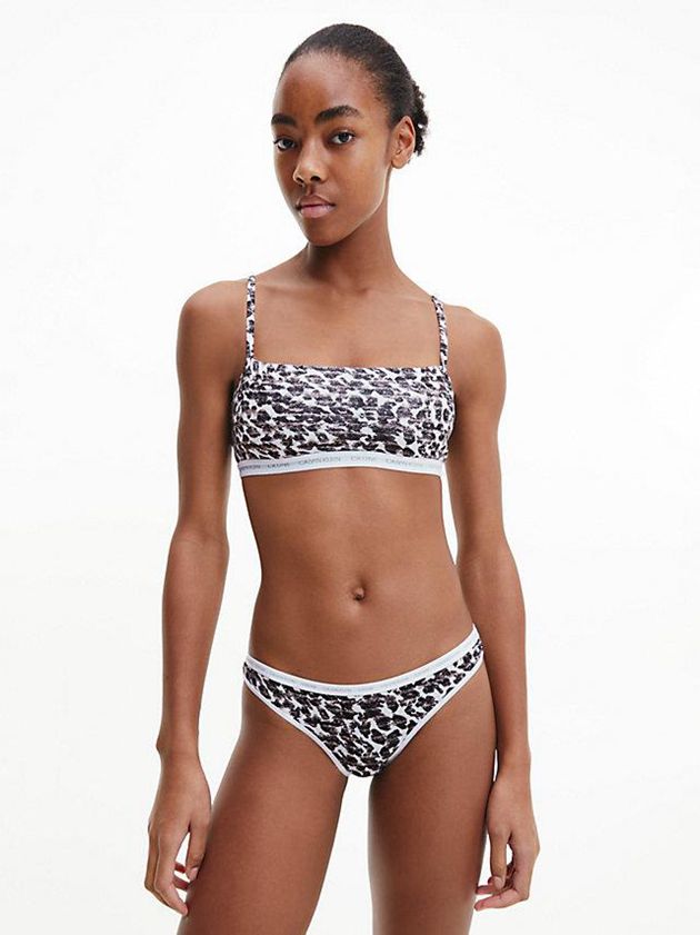 Black Calvin Klein 2 Pack String - CK One Women Bra | VHLU-76145