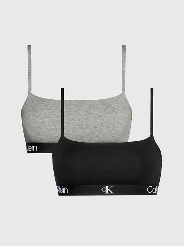 Black Calvin Klein 2 Pack - Ck96 Women Bra | SRUB-64058