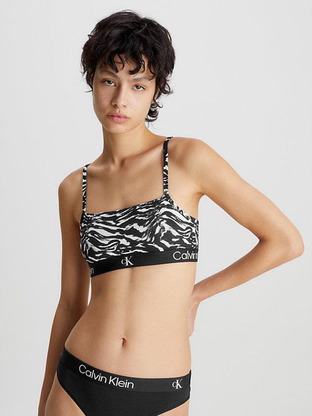 Black Calvin Klein 2 Pack - Ck96 Women Bra | NWDF-76458