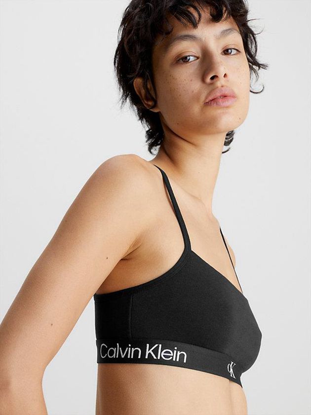 Black Calvin Klein 2 Pack - Ck96 Women Bra | NWDF-76458
