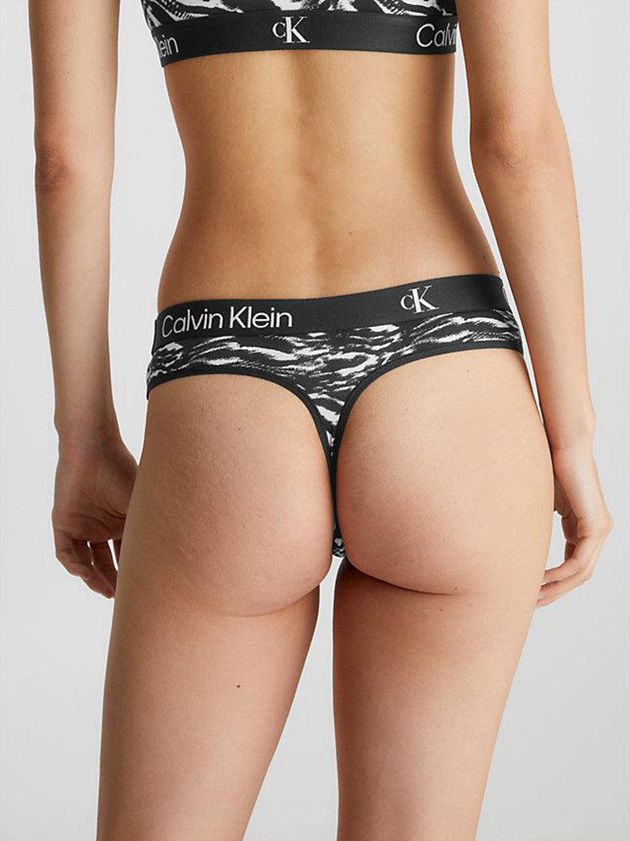 Black Calvin Klein 2 Pack - Ck96 Women Thong | CJZU-98364