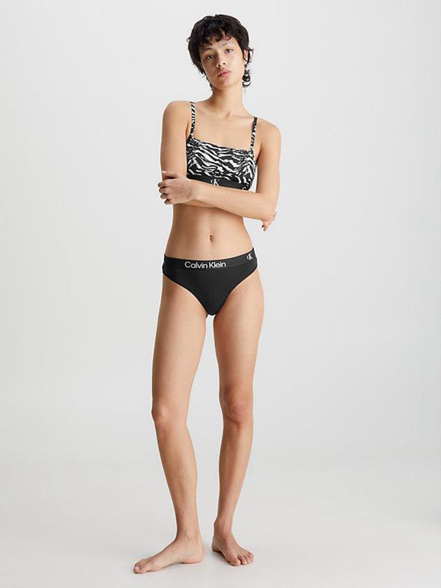 Black Calvin Klein 2 Pack - Ck96 Women Thong | CJZU-98364