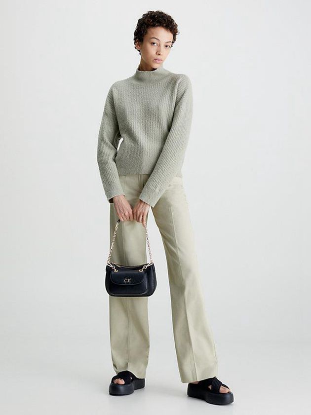 Black Calvin Klein 3-In-1 Recycled Shoulder Women Bags | OXPU-13408