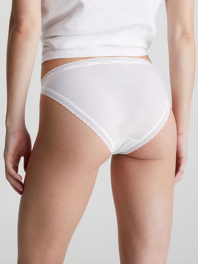 Black Calvin Klein 3 Pack Bikini - Bottoms Up Women Briefs | GDVN-15023