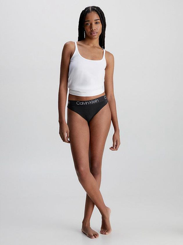 Black Calvin Klein 3 Pack Body Women Thong | JUDF-86293