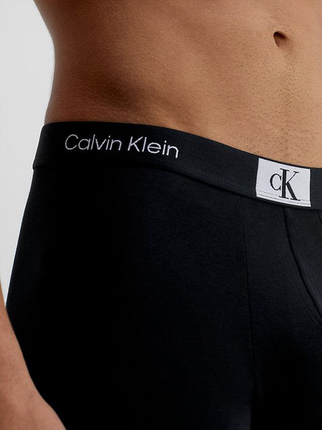 Black Calvin Klein 3 Pack Boxer - Ck96 Men Briefs | RMWQ-21345