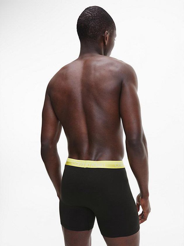 Black Calvin Klein 3 Pack Boxer - Modern Structure Men Briefs | SBRW-20659