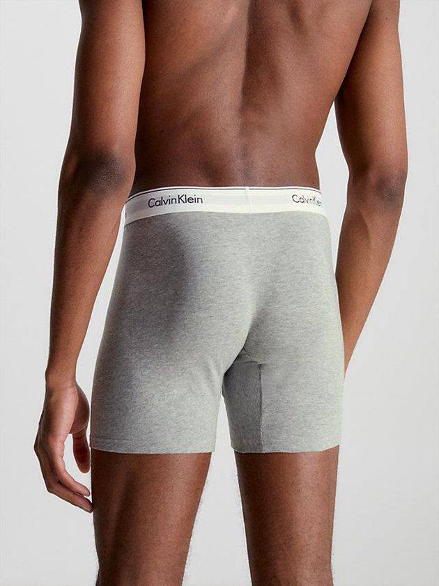 Black Calvin Klein 3 Pack Boxer - Modern Cotton Men Briefs | FXZS-26149