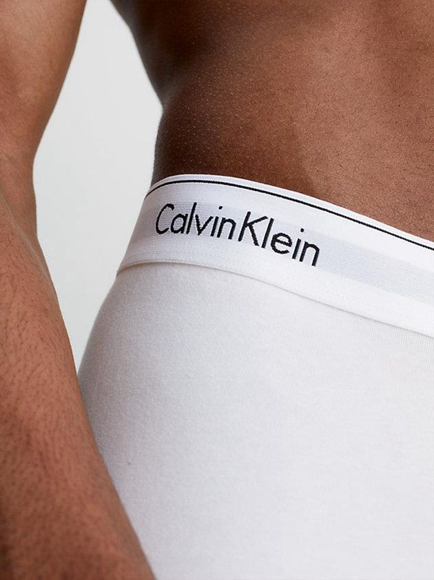 Black Calvin Klein 3 Pack Boxer - Modern Cotton Men Briefs | FXZS-26149
