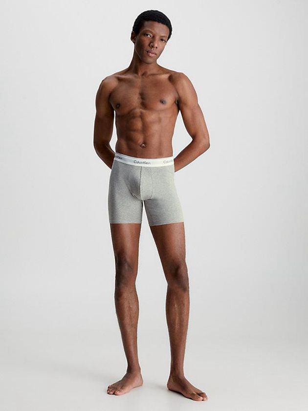 Black Calvin Klein 3 Pack Boxer - Modern Cotton Men Briefs | FXZS-26149