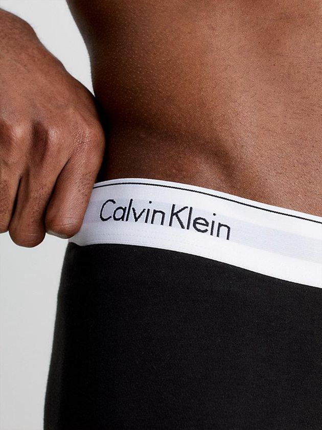 Black Calvin Klein 3 Pack Boxer - Modern Cotton Men Briefs | XNIU-01748