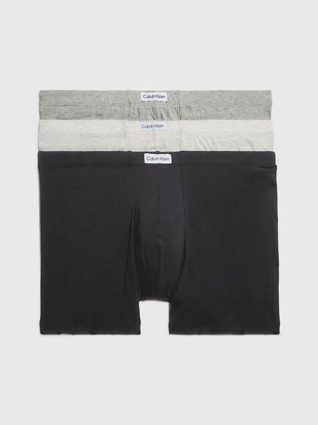 Black Calvin Klein 3 Pack Boxer - Pure Cotton Men Briefs | BPGE-56104