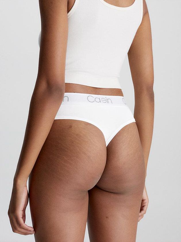 Black Calvin Klein 3 Pack High Waisted - Body Women Thong | RTUZ-74160
