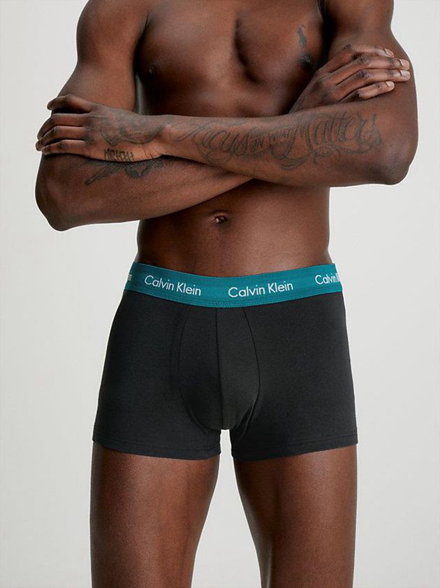 Black Calvin Klein 3 Pack Low Rise - Cotton Stretch Men Briefs | WQFG-09632