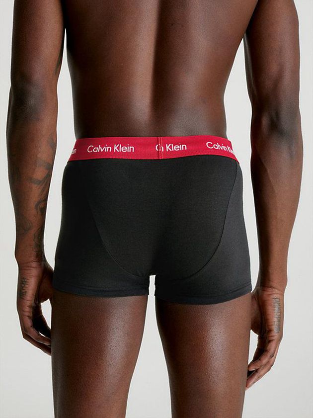 Black Calvin Klein 3 Pack Low Rise - Cotton Stretch Men Briefs | WQFG-09632