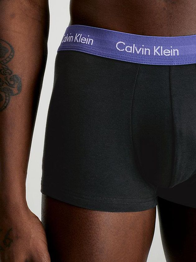 Black Calvin Klein 3 Pack Low Rise - Cotton Stretch Men Briefs | WQFG-09632