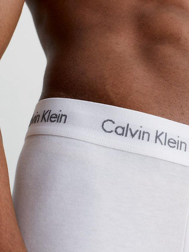 Black Calvin Klein 3 Pack Low Rise - Cotton Stretch Men Briefs | CRVX-02748