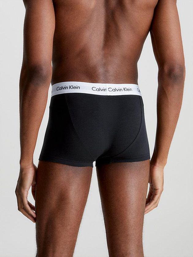 Black Calvin Klein 3 Pack Low Rise - Cotton Stretch Men Briefs | ERFO-80497