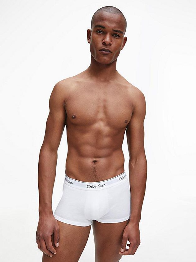 Black Calvin Klein 3 Pack Low Rise - Cotton Stretch Men Briefs | ERFO-80497
