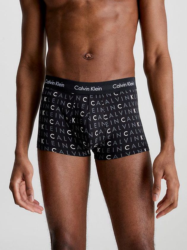 Black Calvin Klein 3 Pack Low Rise - Cotton Stretch Men Briefs | GJXR-29510