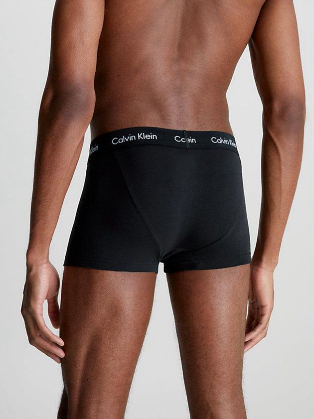 Black Calvin Klein 3 Pack Low Rise - Cotton Stretch Men Briefs | GJXR-29510