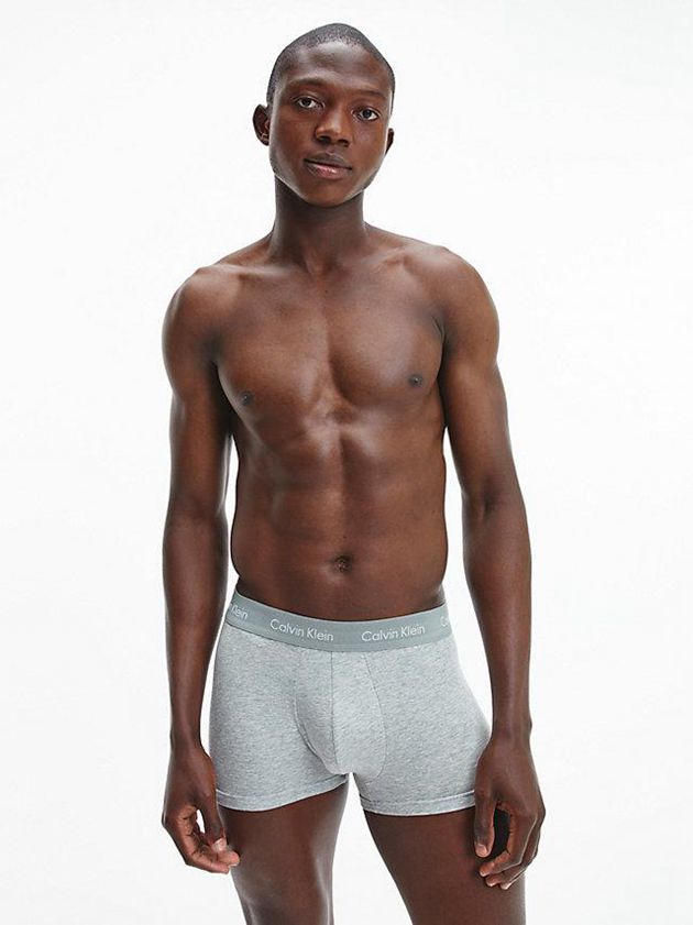Black Calvin Klein 3 Pack Low Rise - Cotton Stretch Men Briefs | GJXR-29510