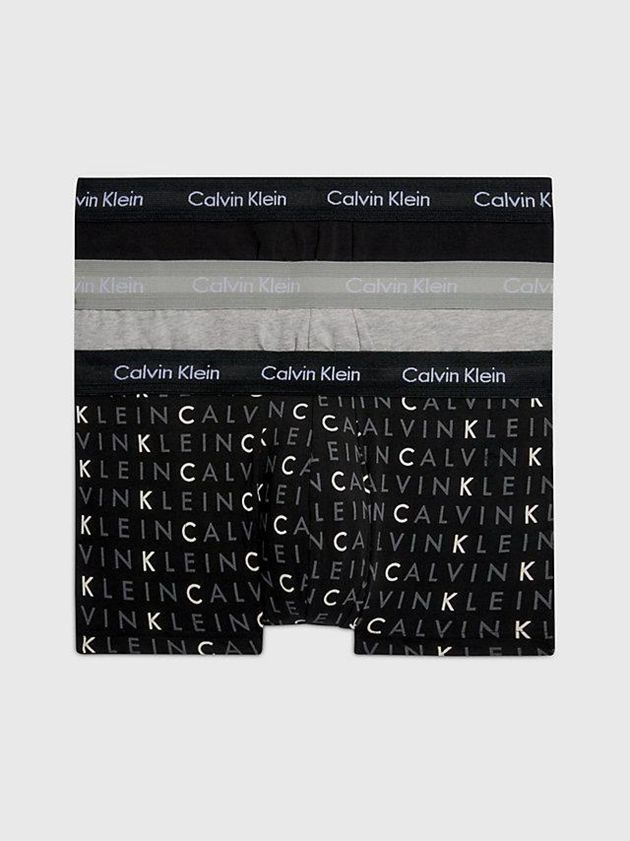 Black Calvin Klein 3 Pack Low Rise - Cotton Stretch Men Briefs | GJXR-29510