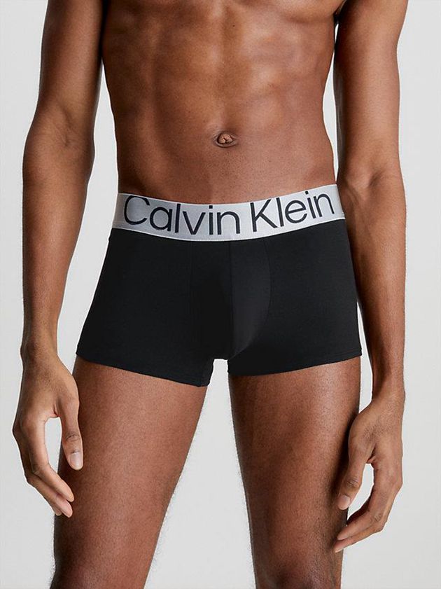 Black Calvin Klein 3 Pack Low Rise - Steel Micro Men Briefs | LHVY-34576
