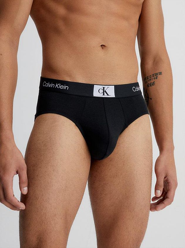 Black Calvin Klein 3 Pack - Ck96 Men Briefs | AQNK-48750