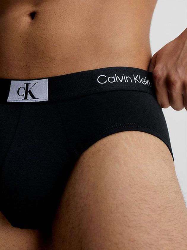 Black Calvin Klein 3 Pack - Ck96 Men Briefs | AQNK-48750