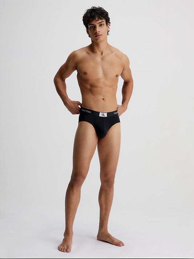 Black Calvin Klein 3 Pack - Ck96 Men Briefs | AQNK-48750
