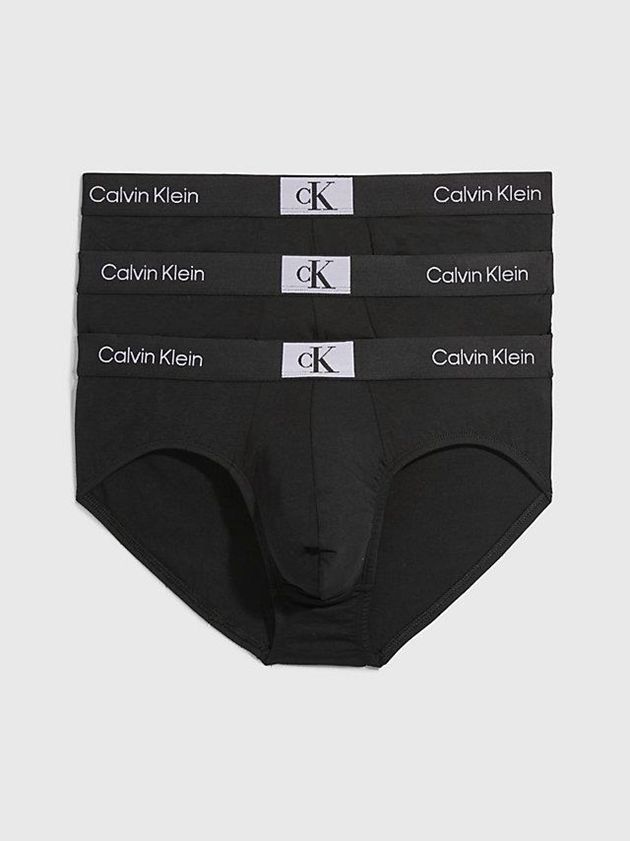 Black Calvin Klein 3 Pack - Ck96 Men Briefs | AQNK-48750