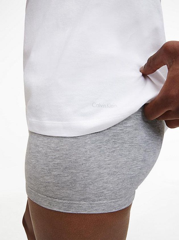 Black Calvin Klein 3 Pack - Cotton Classics Men T-Shirt | KYLF-01596